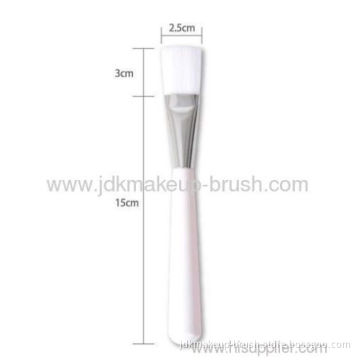 Professional Mask Brush With White Synthetic Hair 